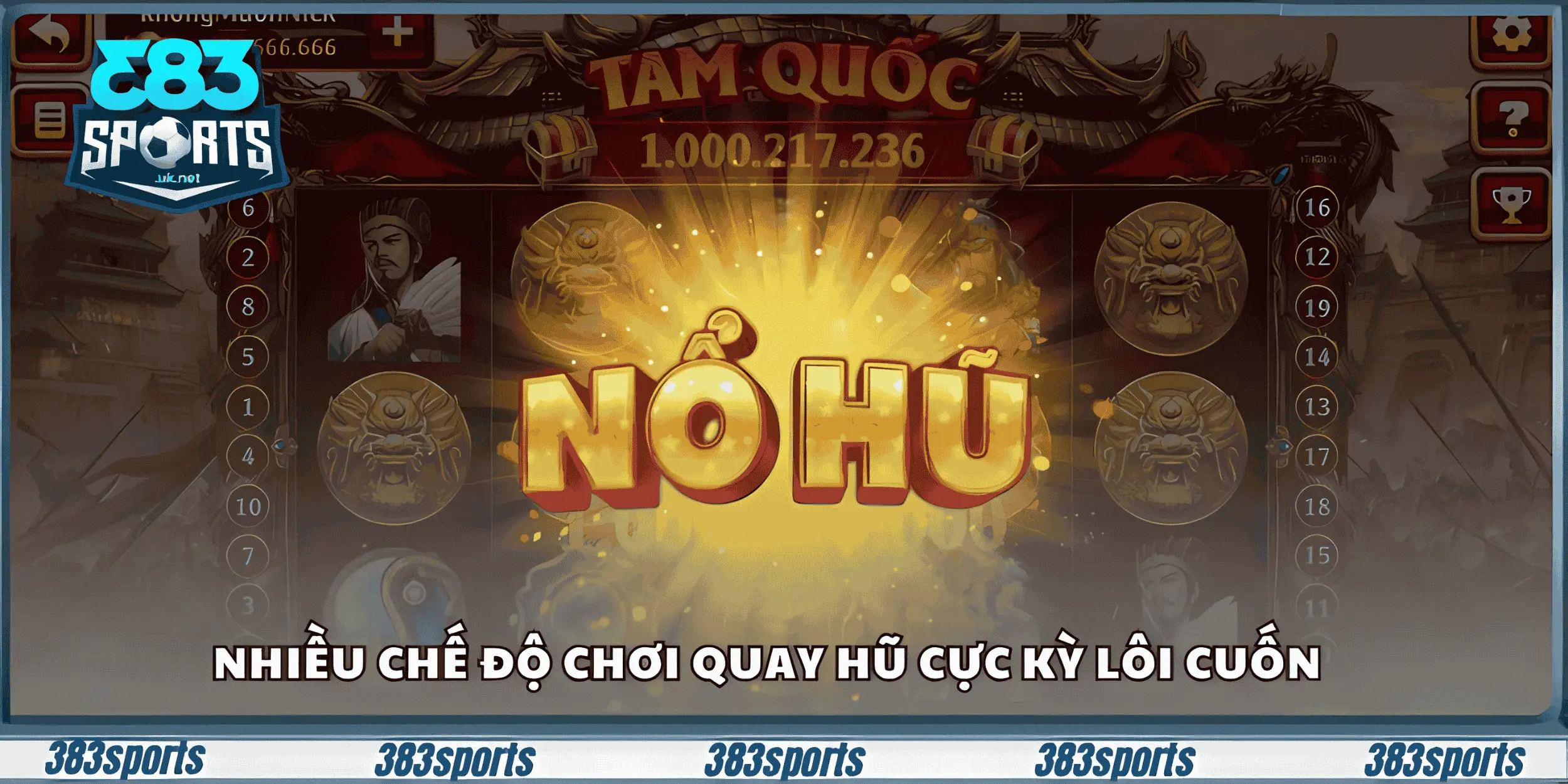 Nhiều chế độ chơi quay hũ cực kỳ lôi cuốn
