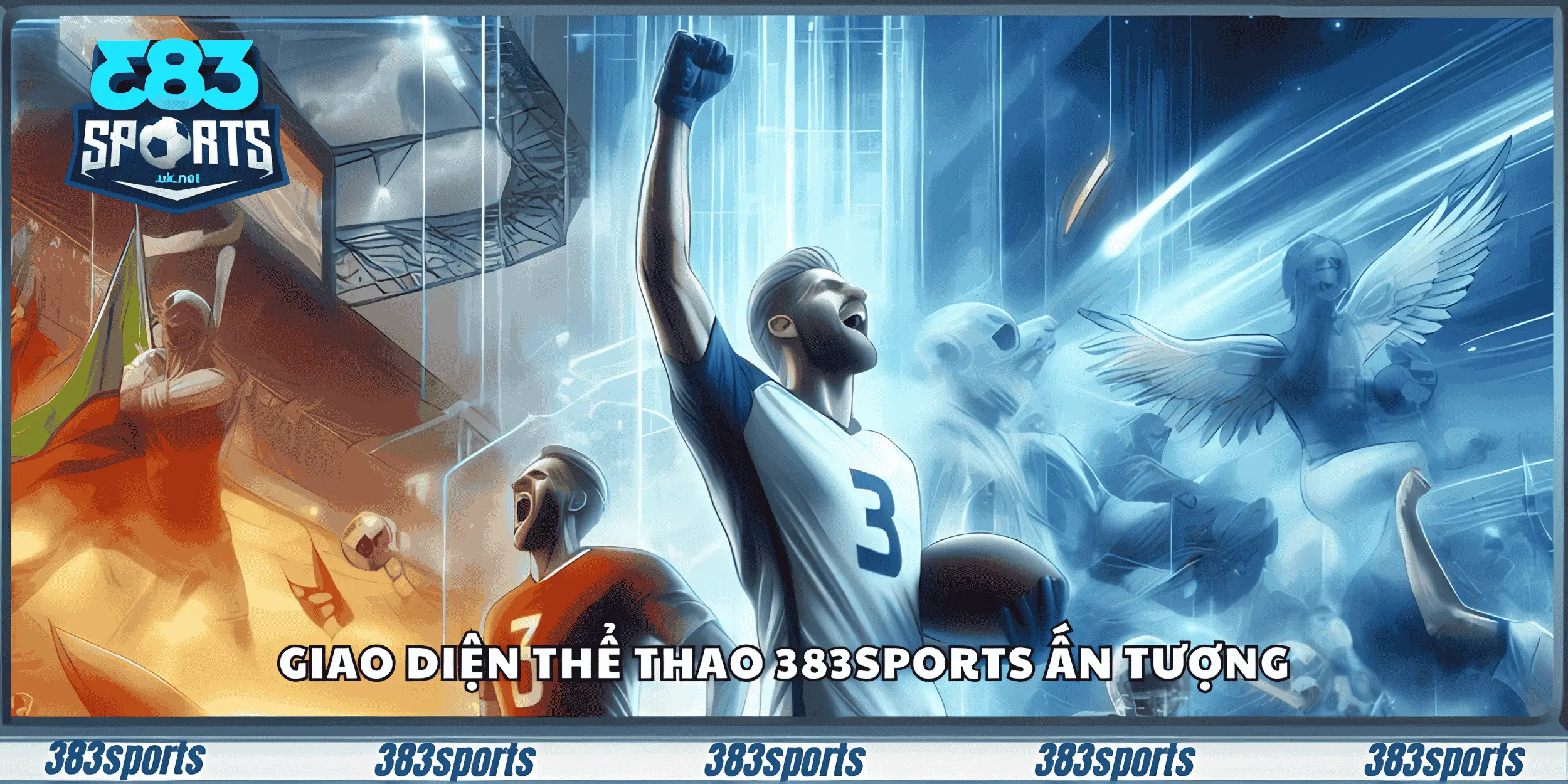 Giao diện thể thao 383sports ấn tượng