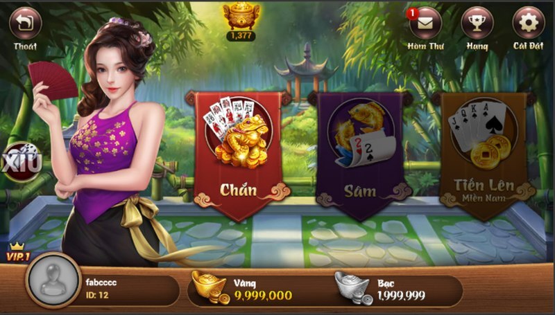 Lựa chọn game bài mong muốn 